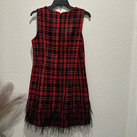 NWT Antonio Melani
Irine Tweed Feather Trim Dress - Picture 5 of 9